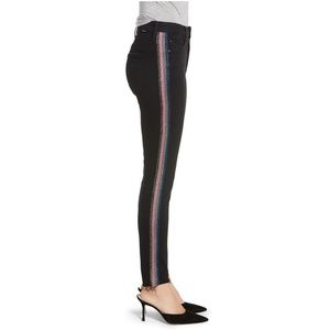 NWT MOTHER High Waist Skinny Black Ankle Jeans | Sleek, Chic & Work & Nights Out